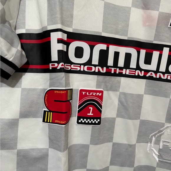 Formula 1 Gray Checkered Women’s Shirt - Picture 2 of 6